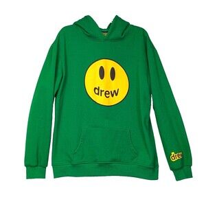 Drew House Mascot Hoodie Mens XL Kelly Green Justin Bieber
